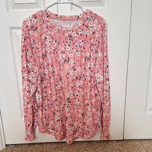 Floral Pink Women's Top